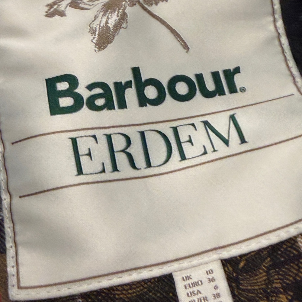 ERDEM x Barbour Dhalia Wax Jacket sand - Picture 15 of 17